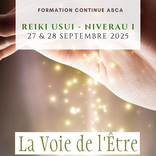 Praticien/ne Reiki Usui  - Formation Agréée ASCA & Norme RME
