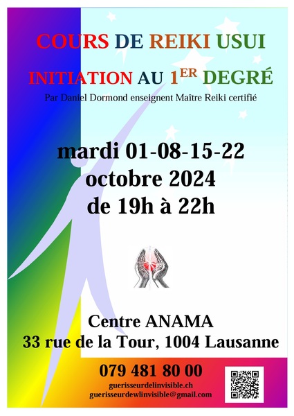 Cours de Reiki Usui 1er degré