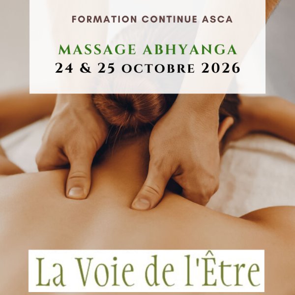 Massage Abhyanga - Formation Continue
